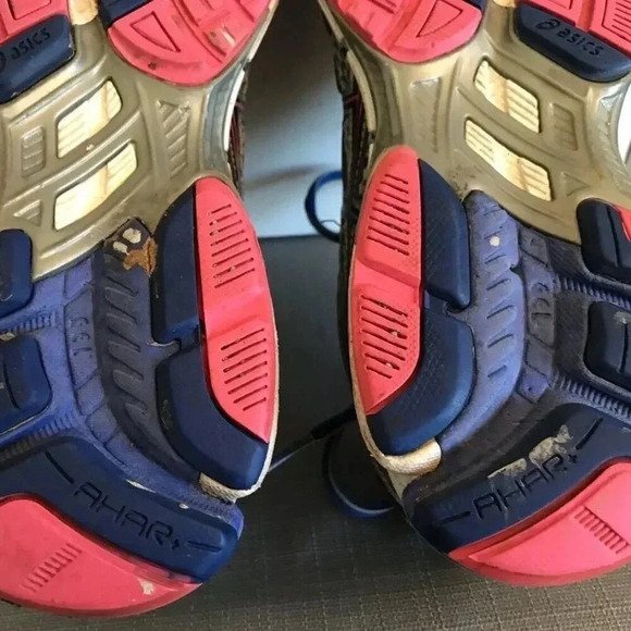 ASICS Women T3R5N Duomax GT-1000 Gel Gray Blue Athletic Running Shoes Size 8 - Picture 10 of 12